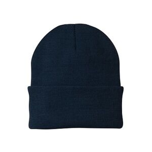 NWOT Dark Blue Cuffed Beanie